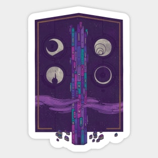 'Neath the Tower of Incomprehensible Sorcery Sticker
